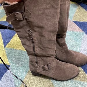 C39 Artica suede leather winter boots, waterproof, size 8